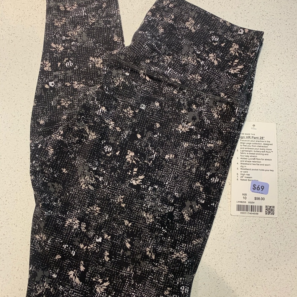 Lululemon align pant 28” equalized multi 10